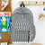 Trendige Karomuster-Rucksack