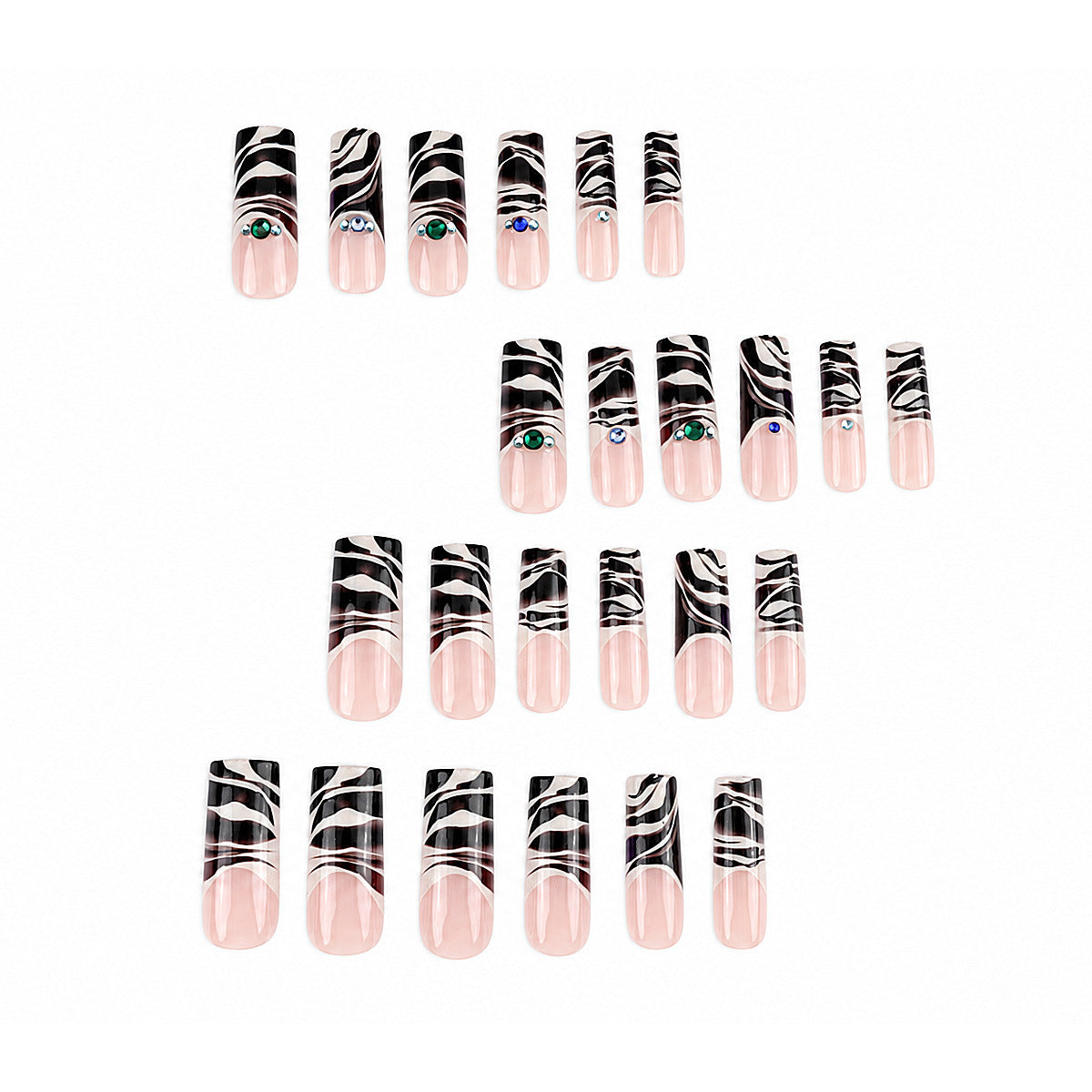 Glamorous Kunstvoll Druck-Augen Nageldesign
