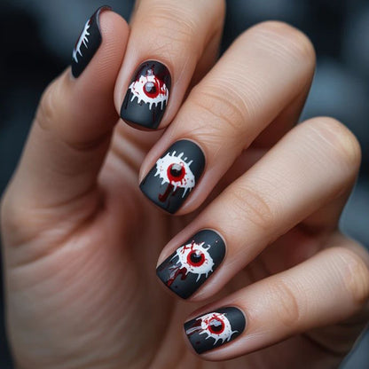 Gothic Horror Nagelkunst Set Brehn