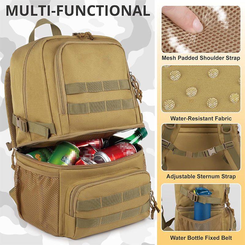 Multifunktionaler Outdoor-Rucksack mit Kühltasche Brehn