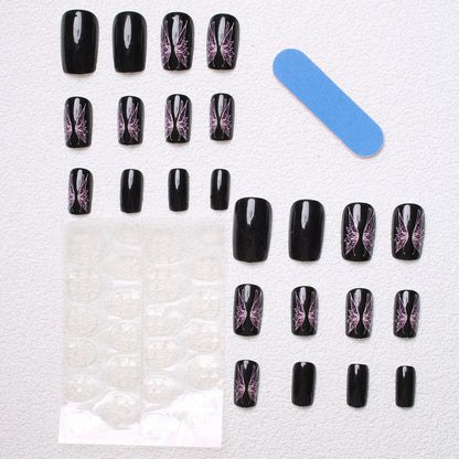 Künstlerisches Press-On Nail Design Brehn