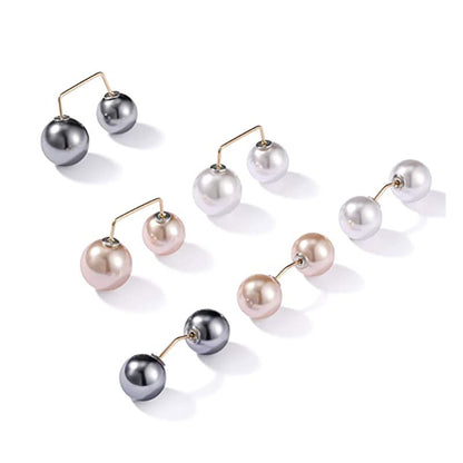 Modernes Doppelkugel-Ohrcuff-Set Brehn