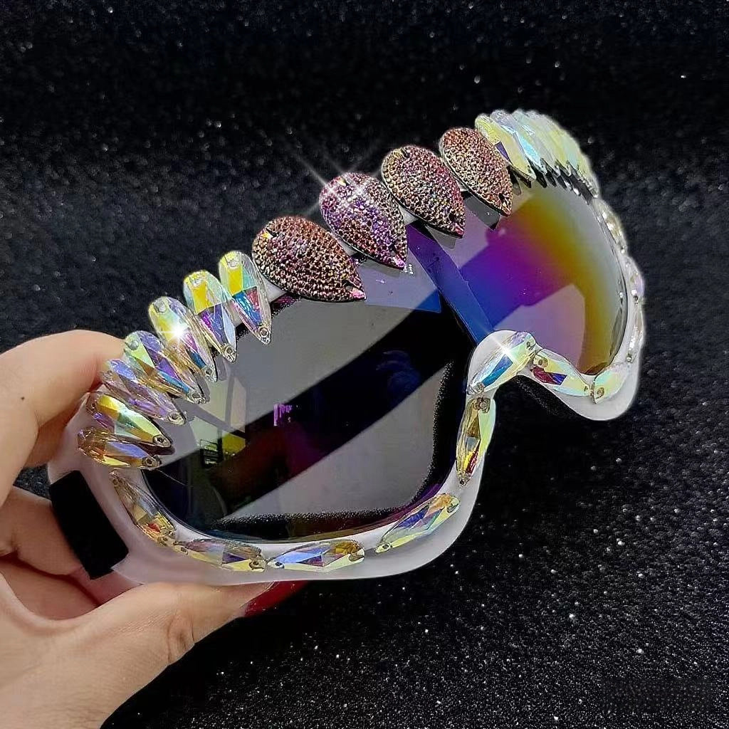 Damen Hochwertige Funkelnde Sportsonnenbrille Brehn