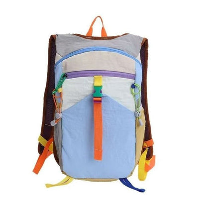 Farbenfroher Mehrfach-Taschen Rucksack Brehn