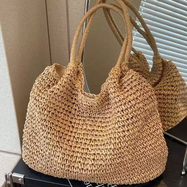 Handgefertigte Raffia Tragetasche Brehn