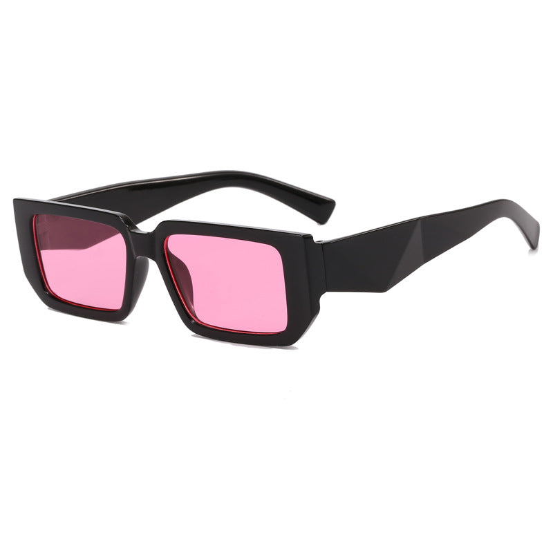 Damen Modische Rechteck-Sonnenbrille mit ausgefallenem Rahmen Brehn