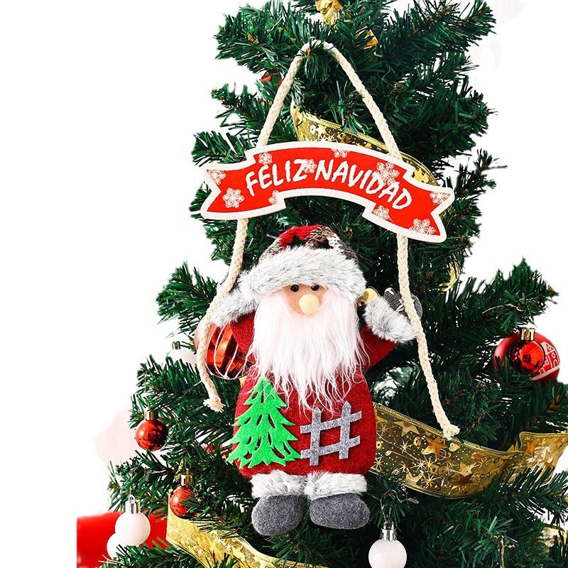 Deckendekoration mit Weihnachtsmann-Motiv Brehn