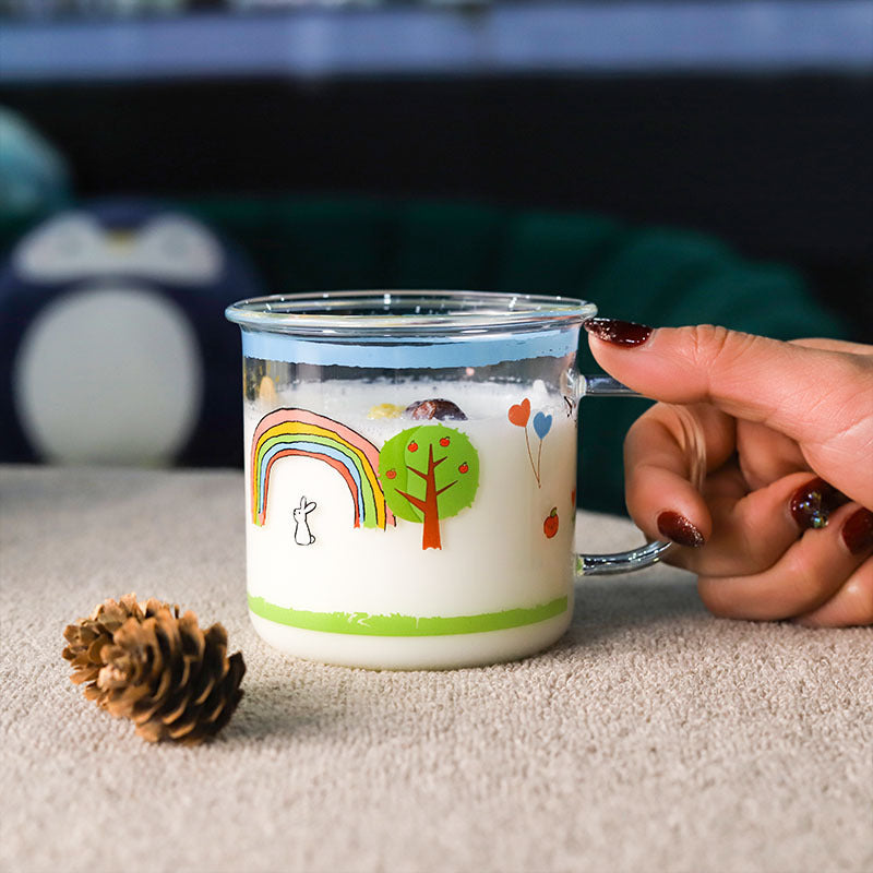 Damen kreativer Trinkbecher mit buntem Motiv Brehn