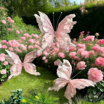 Dekorative Schmetterlingsgartenkunst
