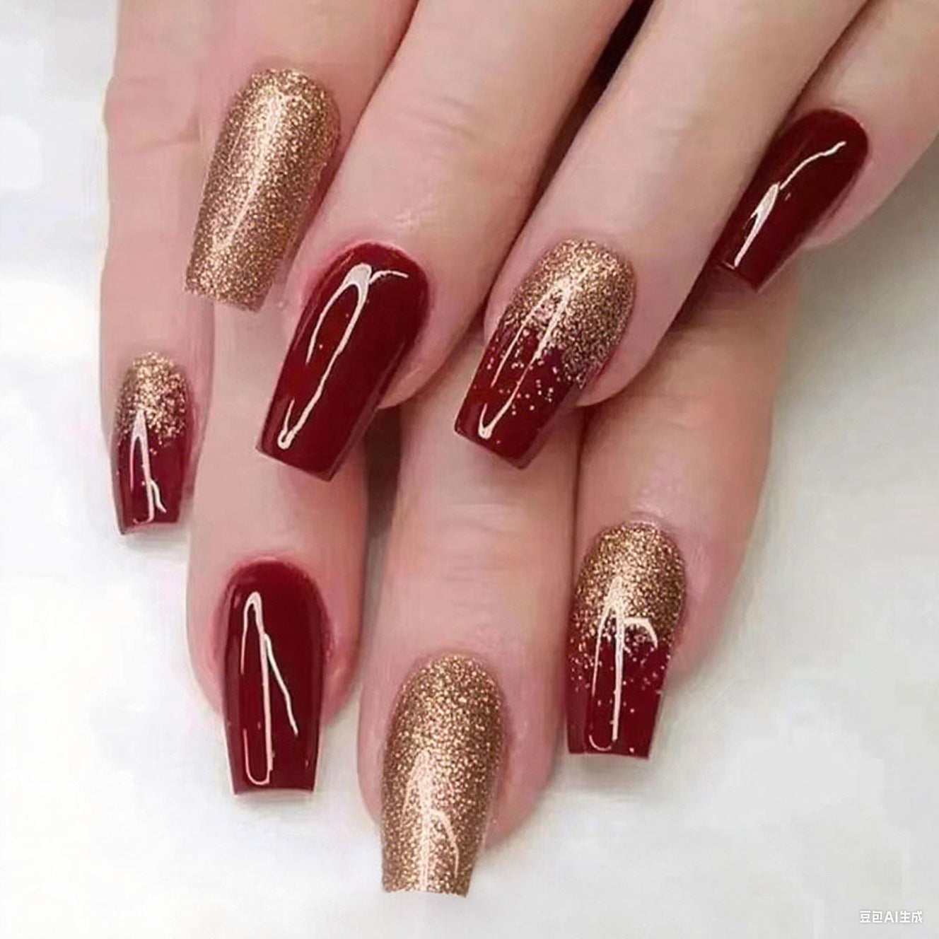 Elegante Kunstnagelverzierung Brehn