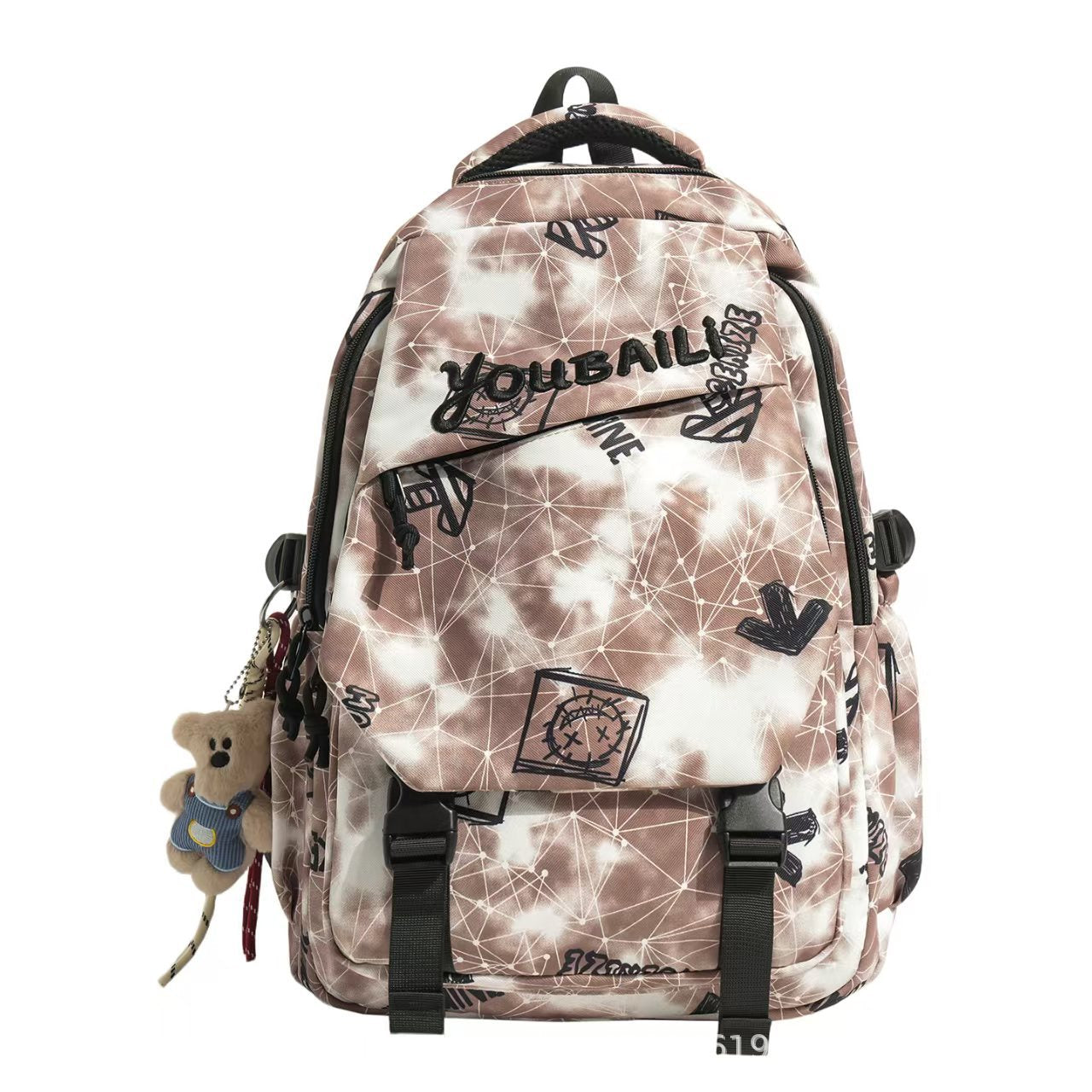 Trendy Grafikdruck Rucksack Brehn