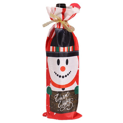Weihnachtsweinflaschenhülle Brehn