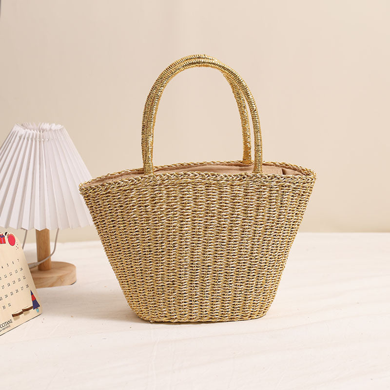 Damen Elegante Korbtasche im modernen Design Brehn