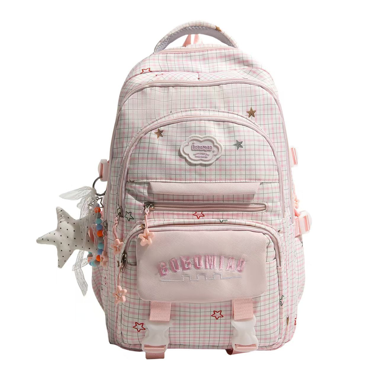 Multi-Pocket-Stern-Besetzter Rucksack Brehn