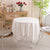Elegante runde Tischdecke