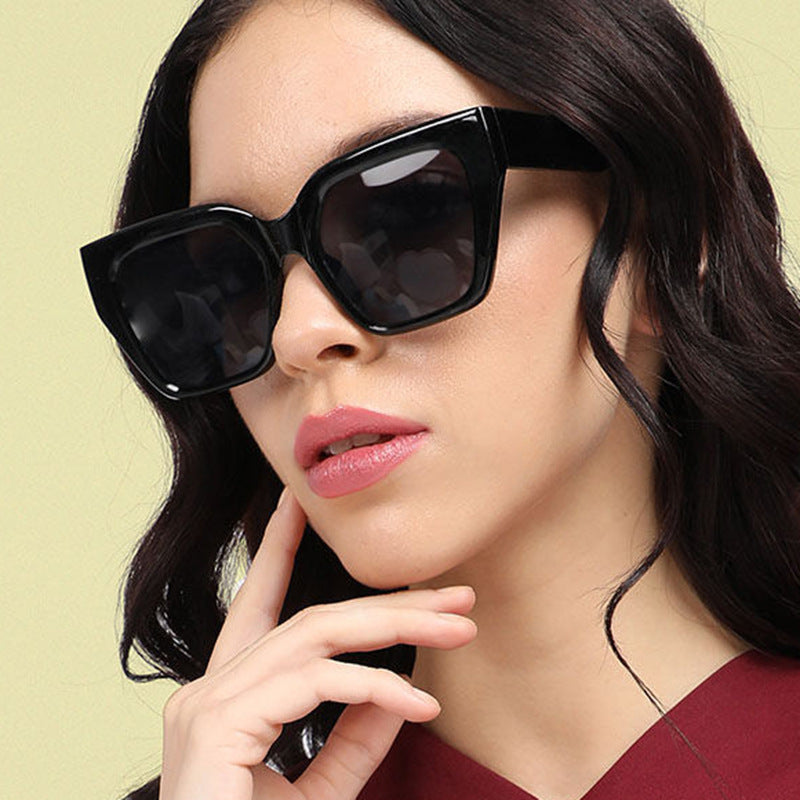 Damen geometrische Brille im modischen Schildkrötenmuster Brehn
