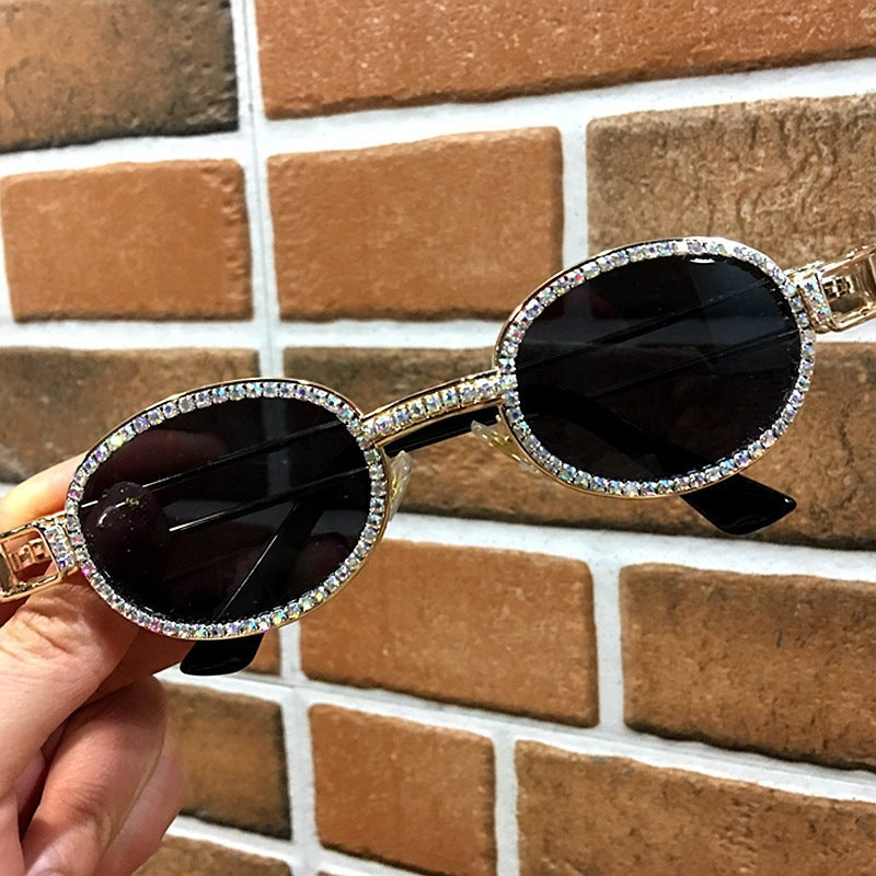 Damen feminine Designer-Sonnenbrille mit extravagantem Rahmen Brehn