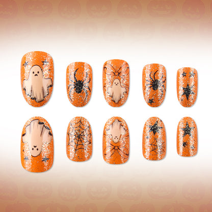 Spooky Themed Glitter Nagelkunst Set Brehn