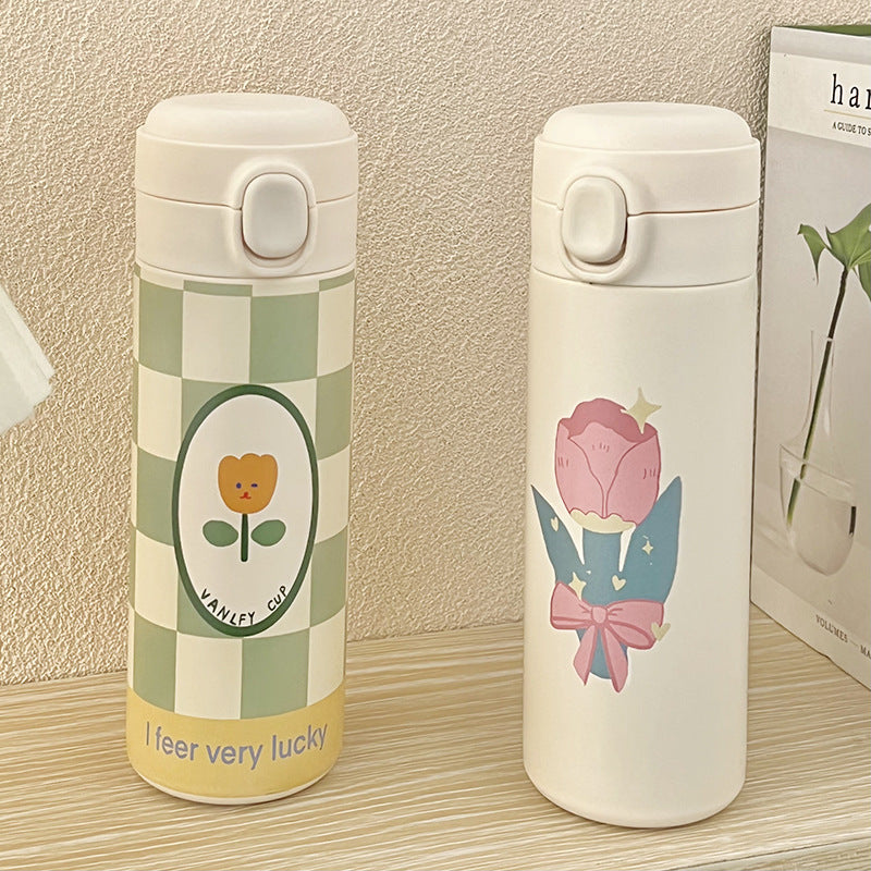 Damen Isoliertrinkflasche mit innovative Auslaufsicherung Brehn