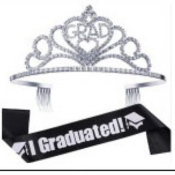 Damen Dekorative Kristall-Tiara Brehn