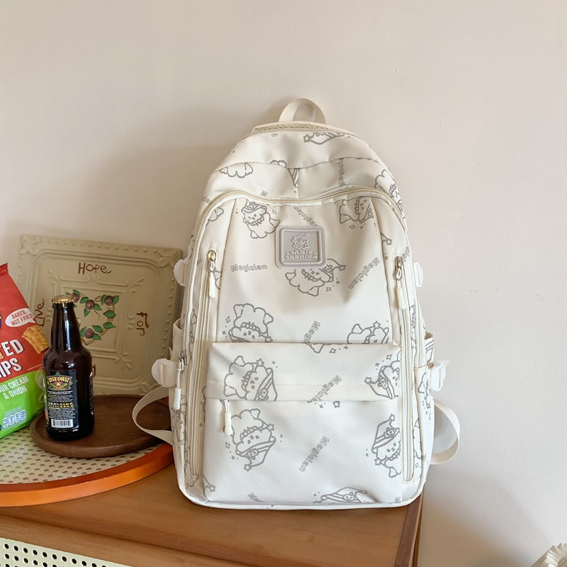 Cartoon-Inspirierter Geräumiger Schulrucksack