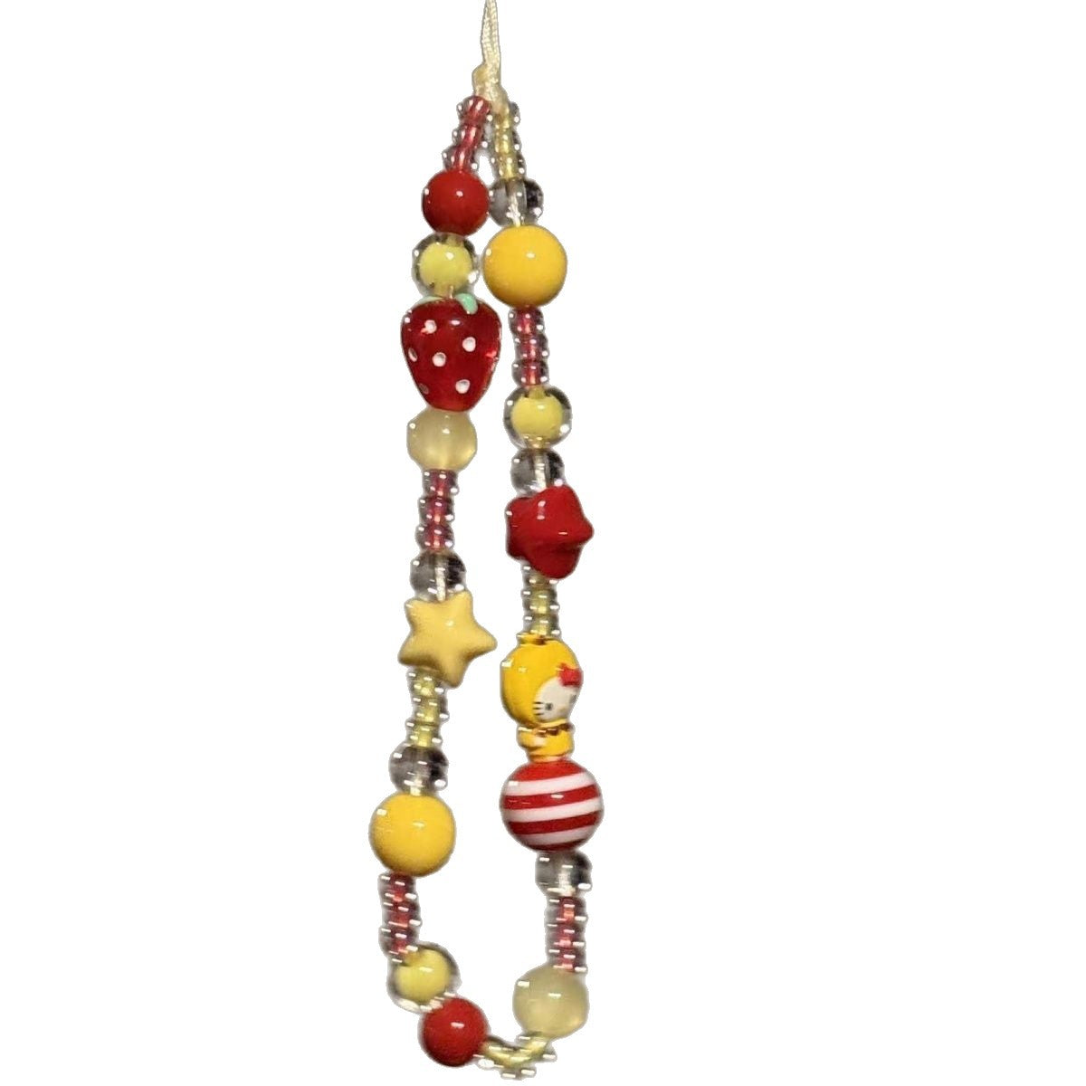 Kreativer Perlen Charm Telefon Lanyard Brehn