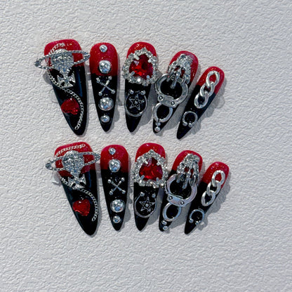 Glamouröse Nagelkunst Verlängerungen