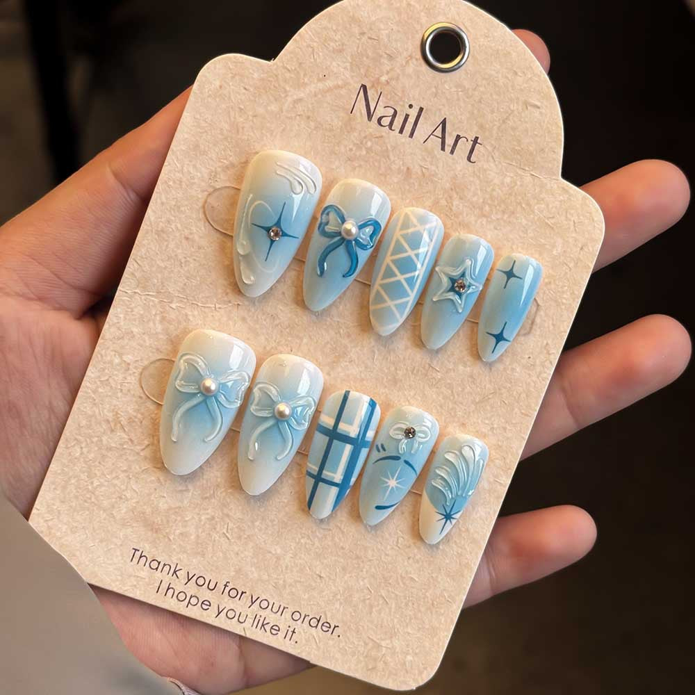 Künstlerische Press-On Nail Kollektion Brehn 1787294186