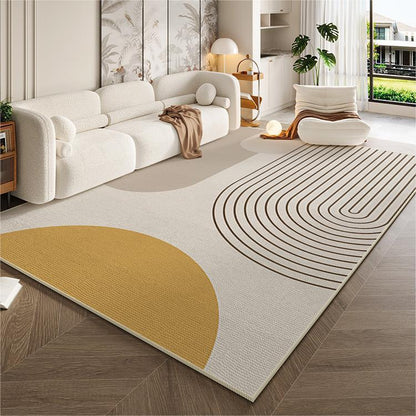 Zeitgenössischer floraler Design-Teppich