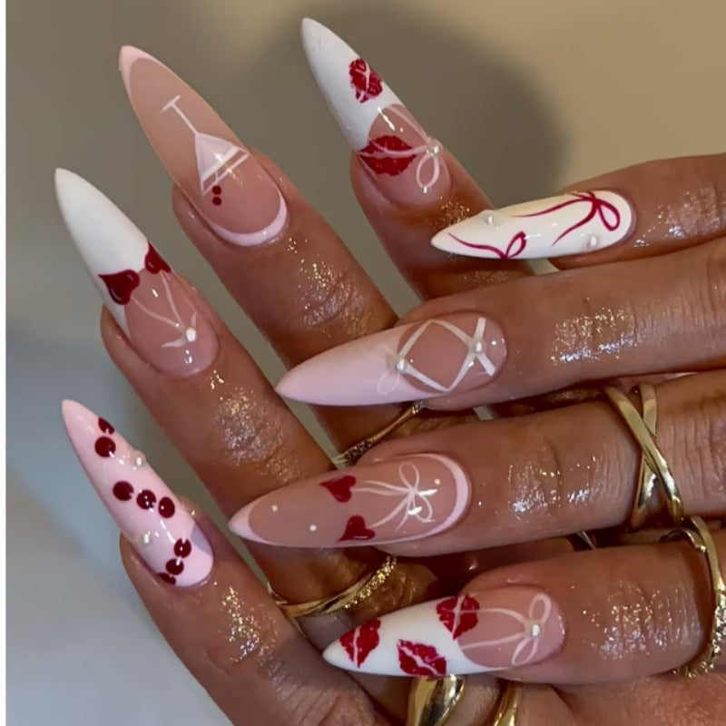 Tierisch inspiriertes Press-On-Nagelkunst-Set Brehn