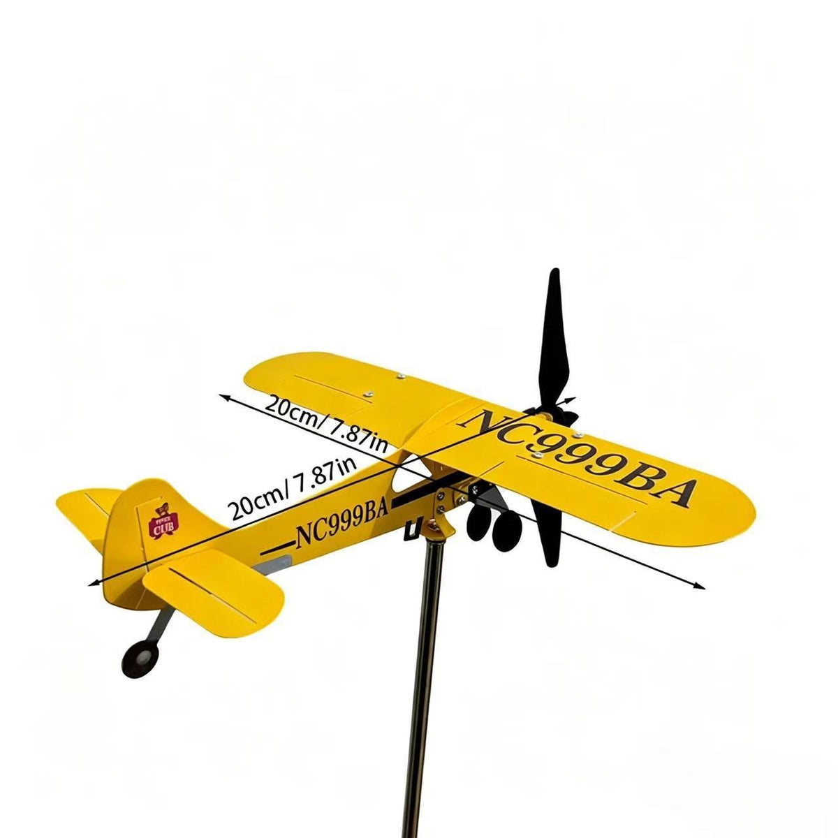 Dekorativer Flugzeug-Gartenstecker Brehn