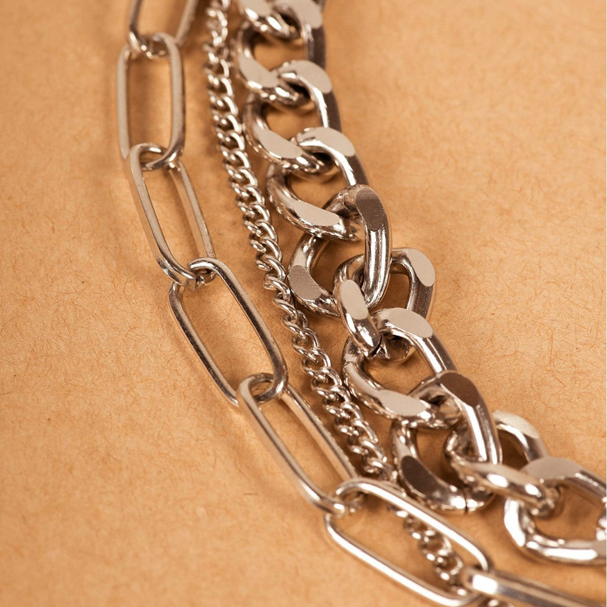 Schichtenkette Kreuz Anhänger Necklace Brehn