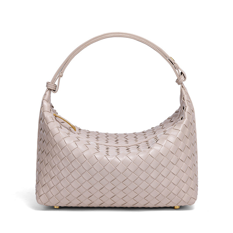 Geflochtene Vegane Leder Schultertasche Brehn