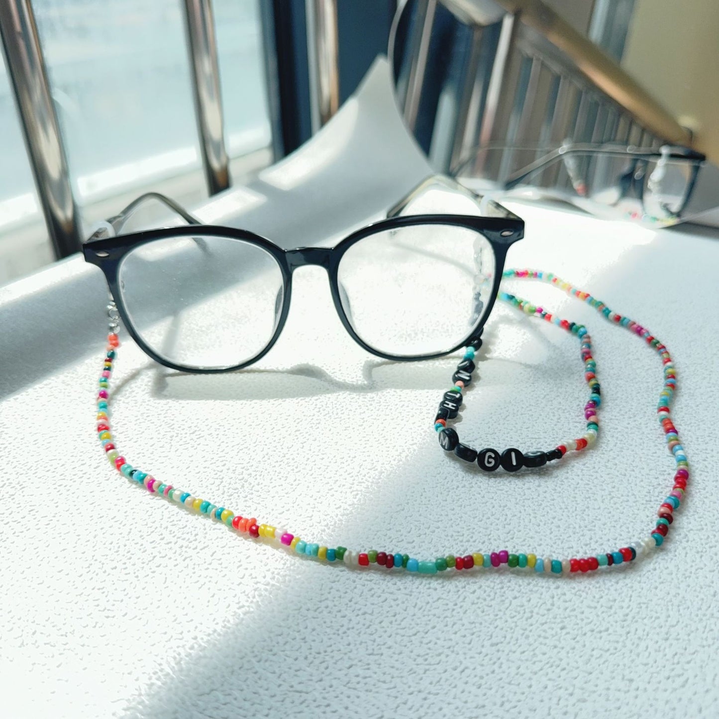 Perlenbrille Halskette Brehn