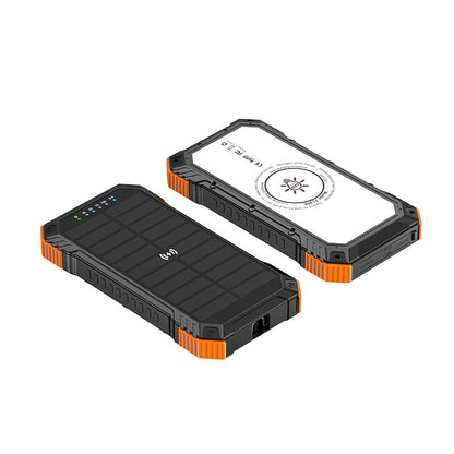 Robuste Solar Powerbank mit Kabelloser Ladetechnologie Brehn
