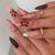 Dekoratives Floral Press-On Nagelkunst Set Brehn