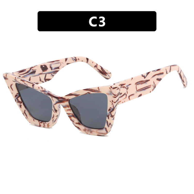 Damen Cat-Eye Sonnenbrille mit eleganten Linse und UV-Schutz Brehn