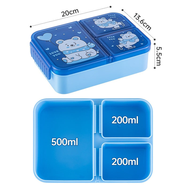 Spaß-Themen-Mehrfachfach-Lunchbox