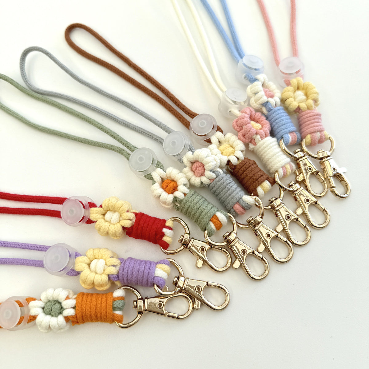 Floral Makramee Schlüsselanhänger Halter Brehn