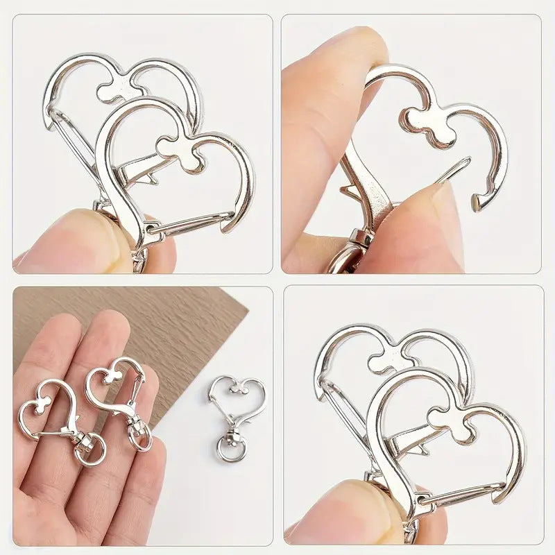 Herzförmige Snap-Haken Clips Brehn