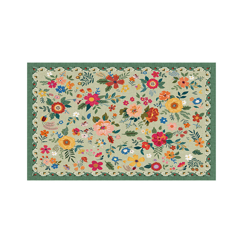 Blumenmuster Badezimmer Komfortmatte Brehn