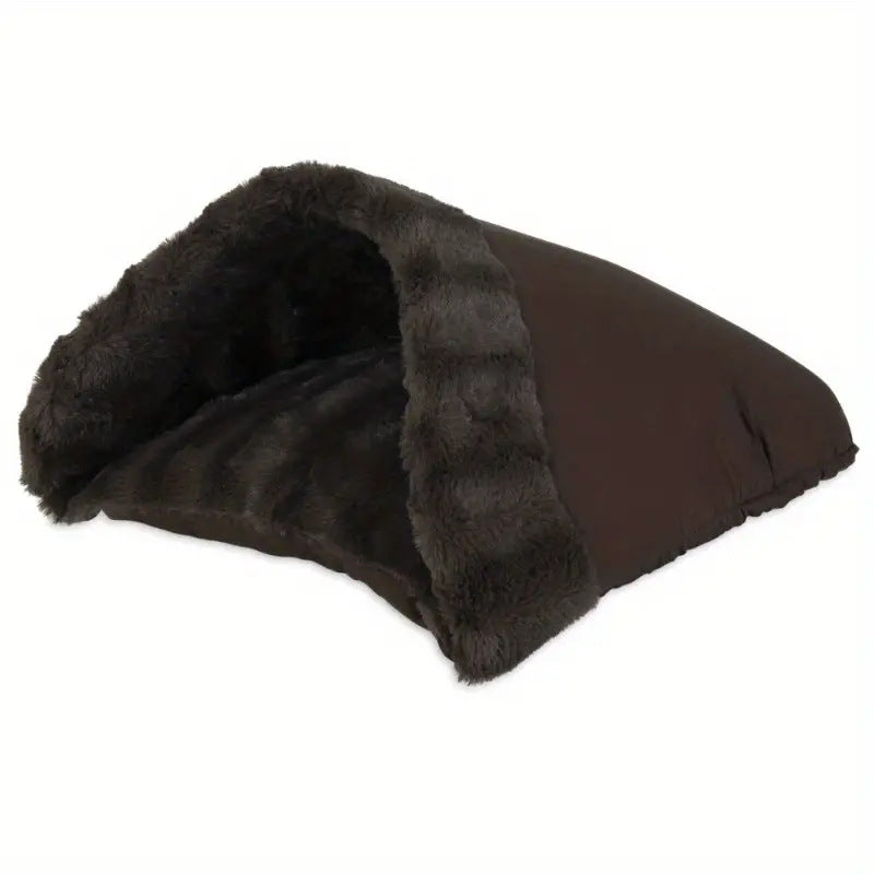 Gemütliches Fleece Versteck Hundebett