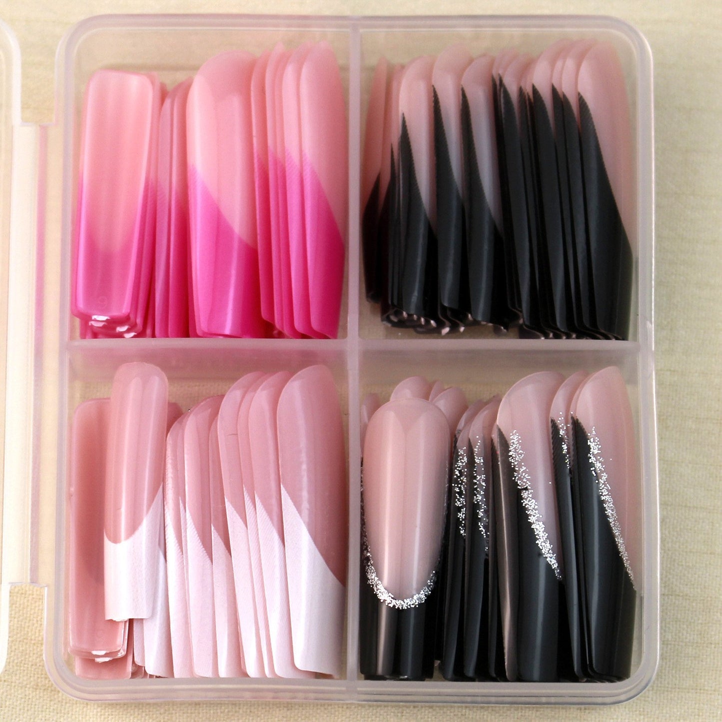 Premium Gradient Nail Art Tips Set Brehn