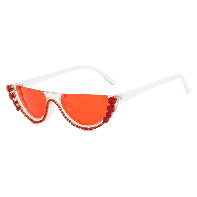 Damen stilvolle Designer-Sonnenbrille mit funkelnden Akzenten Brehn
