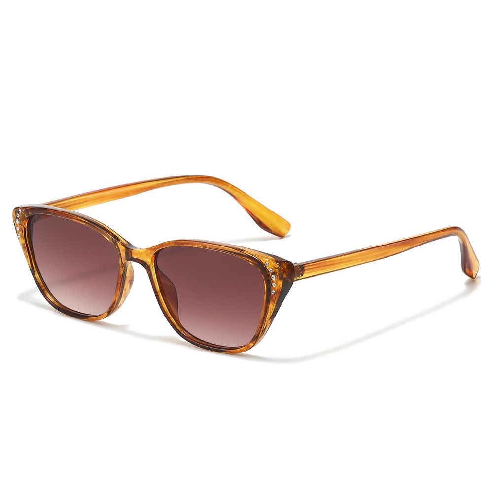 Statement Cat-Eye Sonnenbrille mit Strass-Akzenten Brehn