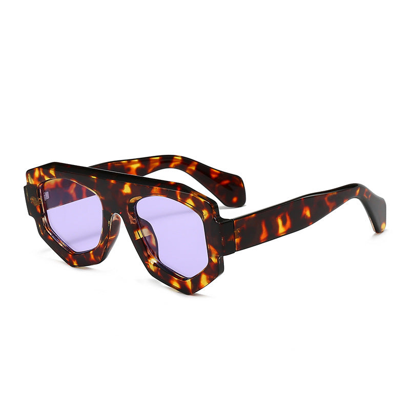 Fette geometrische Schildbrille Brehn