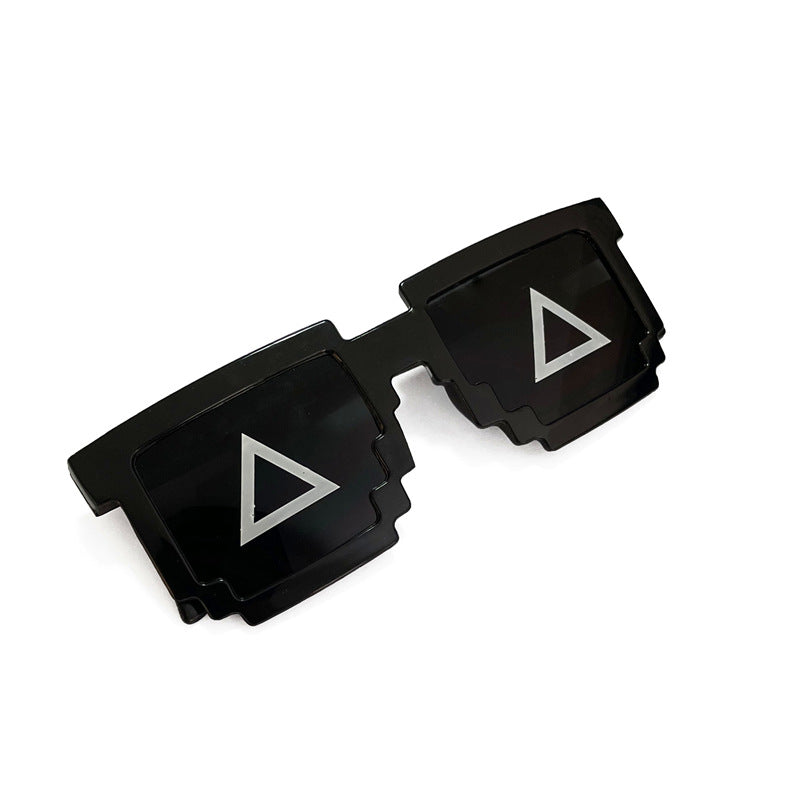 Fette geometrische Shield-Sonnenbrille Brehn