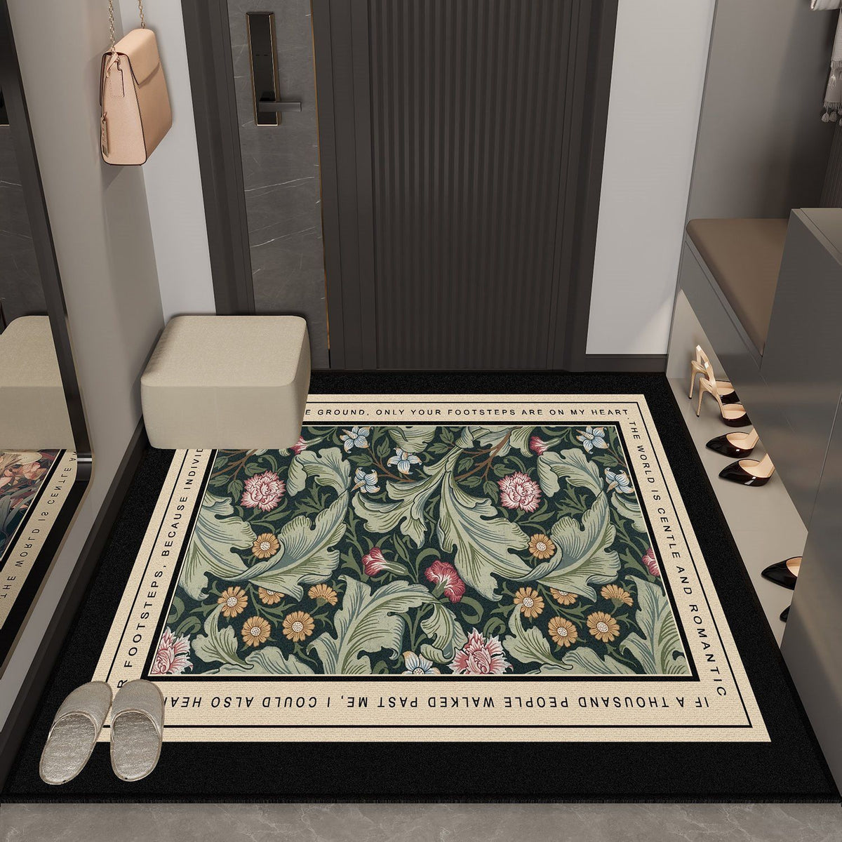 Stylisher dekorativer Teppich