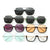Damen Modische Sonnenbrille mit geschwungenem Metallrahmen und UV-Schutz Brehn