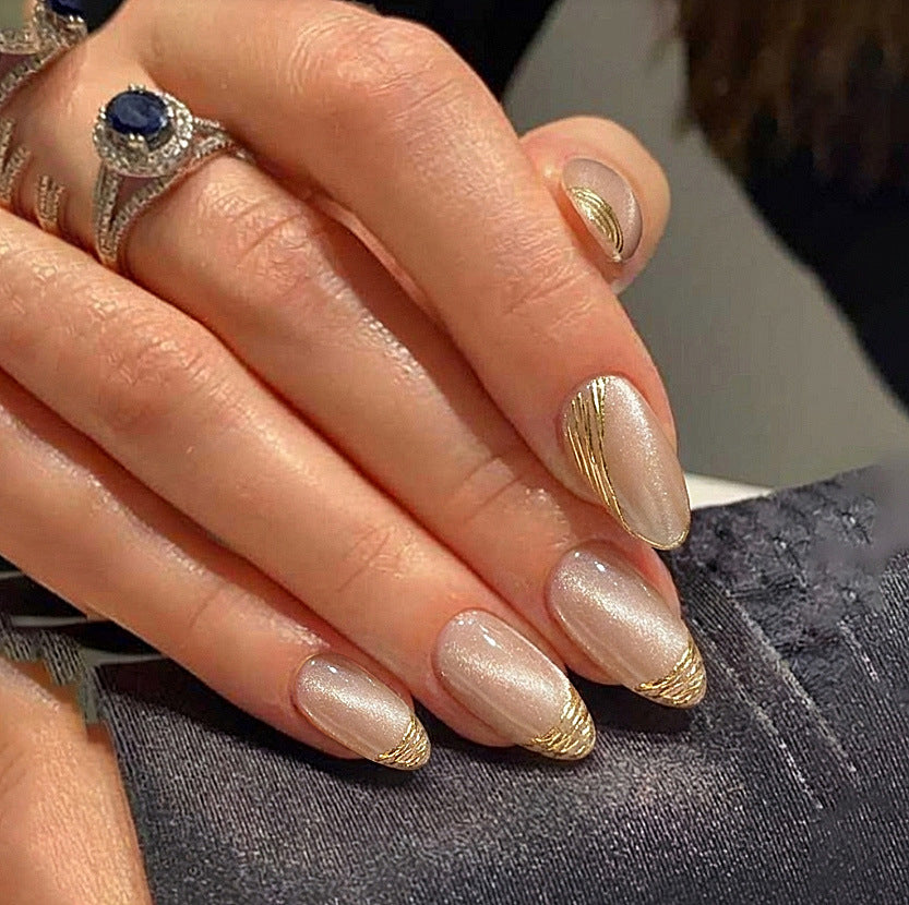 Stylisches Dekoratives Press-On Nagelset Brehn